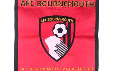 Machine Embroidered AFC Bournemouth Pennants