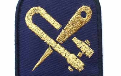 Royal Navy Boom Defence Rating Badge