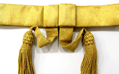 British Military Waist Belt Sash Gold