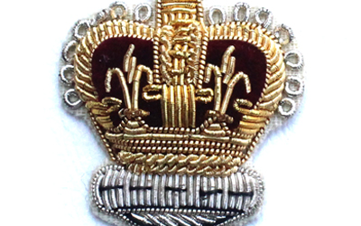 Crown Gold And Silver Bullion Badge