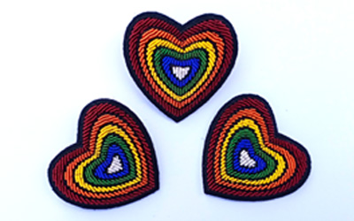 Hand Embroidered Brooch Supplier