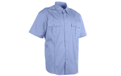 Men's Poly-Cotton Short Sleeve Shirt Supplier