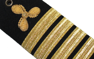 Merchant Marine Shoulder Board: Propeller Captain