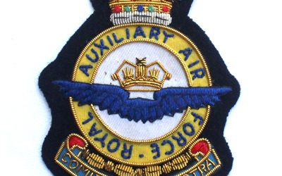 Royal Air Force Auxiliary wire blazer badge
