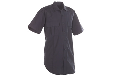 Short Sleeve Poly Cotton Military Style Shirt