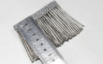 Silver Bullion Wire Fringe Suppliers and manufacturers