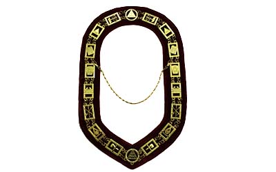 Masonic Royal Arch Chain Collar golden Plated