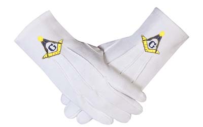 Masonic Gloves - Freemason Gloves