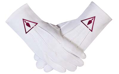 Masonic Royal & Select Masters Gloves