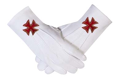 Masonic Regalia Gloves for Mason, Masonic Gloves