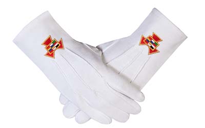 Masons Masonic regalia Gloves Past High Priest PHP Embroidery