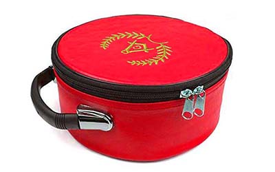Masonic Regalia Grand Lodge Embroidered Red Cap Case