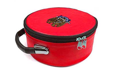 Masonic Regalia Scottish Rite Embroidered Red Cap Case
