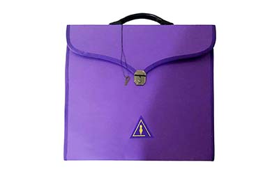 Wholesale Masonic Cryptic Purple MM/WM and Provincial Full Dress Cases with hard handle