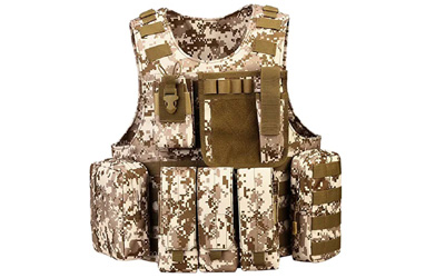 Custom military tactical vest